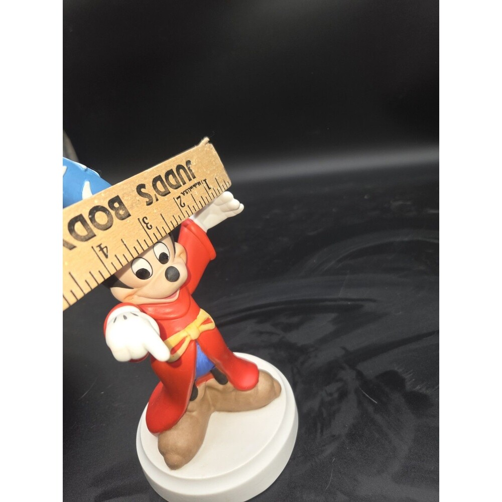 Vintage DISNEY Porcelain Mickey Mouse FANTASIA WIZARD 8" Figurine - Picture 14 of 14
